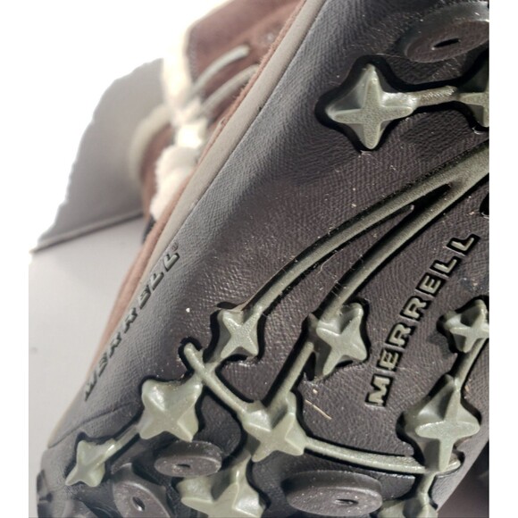 MERRELL SPIRIT TIBET YARRA CHESTNUT Polartec Winter Pull On Boots Women's Size 9 - Picture 15 of 16